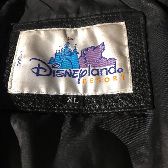 Disney land resort leather letterman jacket - Picture 5 of 5